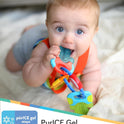 Nuby Ice Gel Teether Keys - Silicone Soothing Baby Teether Toys for Infants - Gentle for Sore Gums Colorful and Fun Toys - Safe and Durable Infant