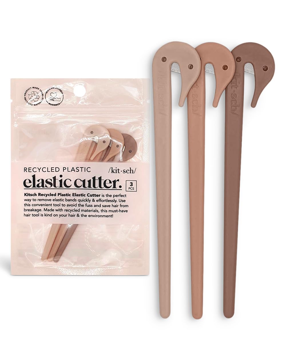 Kitsch Hair Tie Cutter – Pain-Free, No-Damage Tool for Kids, Girls & Toddlers (3pc) - Cart Shape