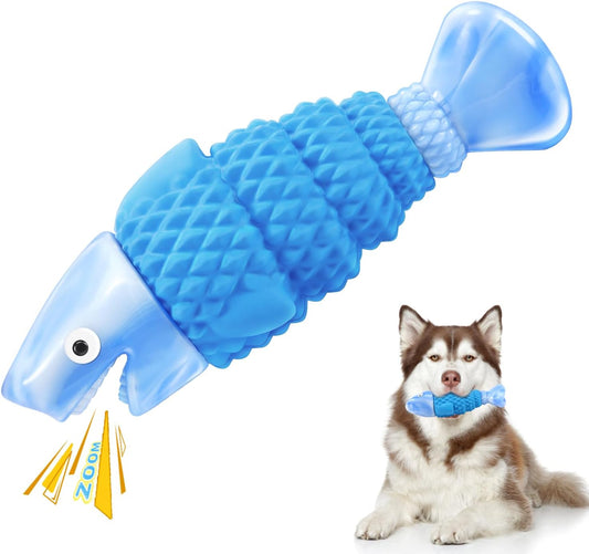 WinTour Tough Dog Toys for Aggressive Chewers, Indestructible Dog Chewers for Medium & Large Breeds, Squeaky Durable Chew Toys to Keep Them Busy