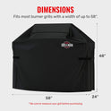 Grillman Grill Cover, BBQ Outdoor Grill Covers, Charcoal, Gas Grills, Waterproof, Rip-Proof, Weather-Resistant, Anti-UV, Barbecue Cover for Weber