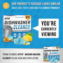 Dishwasher Cleaner And Deodorizer Tablets - 24 Pack Deep Cleaning Descaler Pods for Dish Washer Machine, Heavy Duty, Septic Safe, Natural Limescale