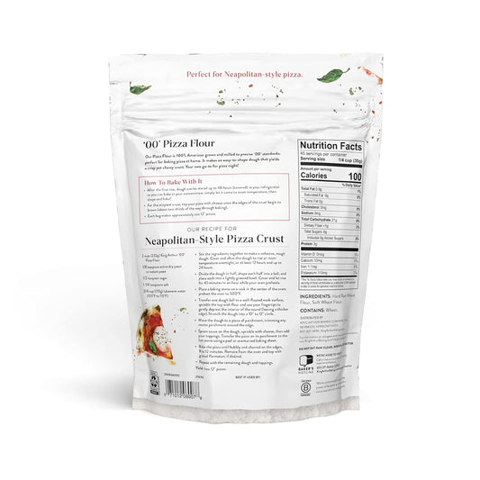 King Arthur 00 Pizza Flour: Premium Non-GMO American Wheat for Perfect Neapolitan-Style Crust - Finely Milled for Authentic Italian Pizza at Home