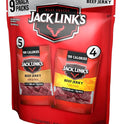 Jack Link's Beef Jerky Variety Pack - Original and Teriyaki - (9 Pack) 1.25 oz Bag - Ready to Eat Protein Snacks - 13g Protein per Serving - Made