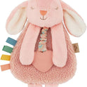 Itzy Ritzy - Itzy Lovey Including Teether - Baby Lovey with Teether, Textured Ribbons & Dangle Arms - Features Crinkle Sound, Sherpa Fabric and Minky
