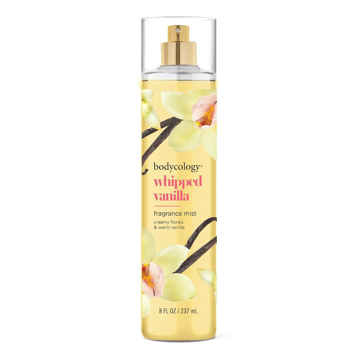 Bodycology Long-Lasting Fragrance Body Mist, Whipped Vanilla, 8 fl oz - Cart Shape