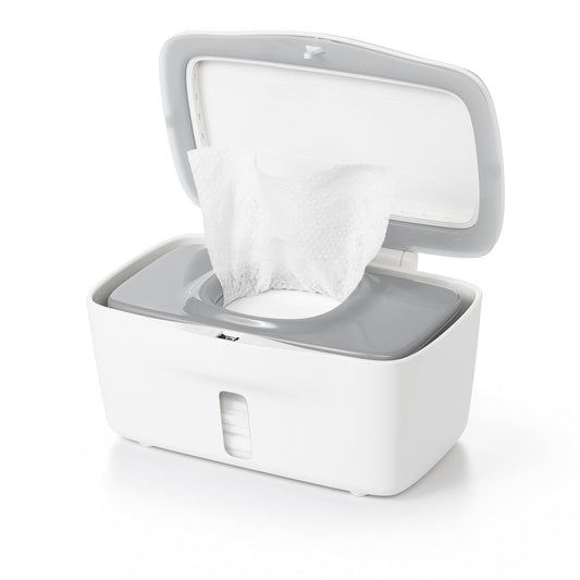 OXO Tot Perfect Pull Baby Wipes Dispenser – One-Handed Wipe Holder, Moisture-Sealed, Refillable