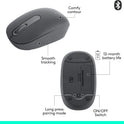 Logitech M196 Bluetooth Wireless Mouse, Compact and Portable Mouse for Laptops, Tablets and More, 12-Month Battery, Smooth Tracking, Compatible with