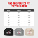 Grillman Grill Cover, BBQ Outdoor Grill Covers, Charcoal, Gas Grills, Waterproof, Rip-Proof, Weather-Resistant, Anti-UV, Barbecue Cover for Weber