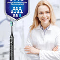 COSLUS Sonic Electric Toothbrush for Adults: 47000 VPM for Deep Cleaning & Whitening with Travel Case - 5 Modes for Sensitive Teeth & Braces