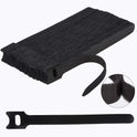 60 PCS 6 Inches Reusable Cable Ties, Adjustable Cord Straps Wire Organizer Cord Wrap and Hook Loop Cable Management
