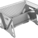 WINB Portable Folding BBQ Grill for 1-2 People - Mini Charcoal Grill for Camping, Compact Stainless Steel Fire Pit with Carry Bag, Outdoor Grill