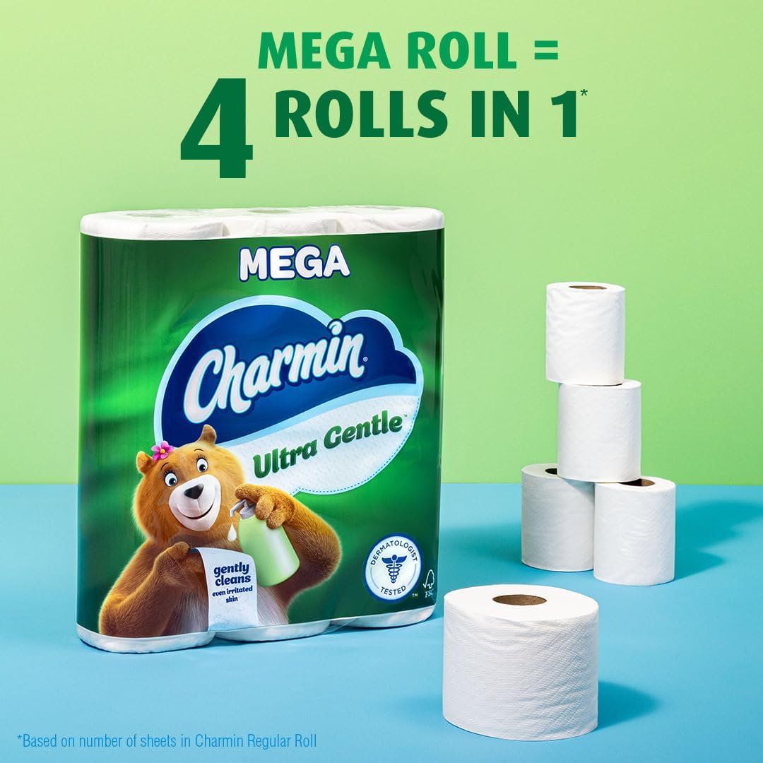 Quilted Northern Ultra Soft & Strong Toilet Paper, 18 Mega Rolls = 72 Regular Rolls, 5X Stronger, Premium Soft Toilet Tissue with Recyclable Paper