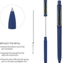 WY WENYUAN Ballpoint Pens, Pens Fine Point Smooth Writing, Nice Teacher Pens For Journaling, Black Ink 1.0 Mm Office Desk Accessories, Aesthetic Gift
