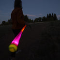 Foxtail LED - Outdoor Throw and Catch Light Up Game - Foam Ball & Tail Glow at Night - Play in The Dark - Fun Gift Idea for Kids & Adults, Boys