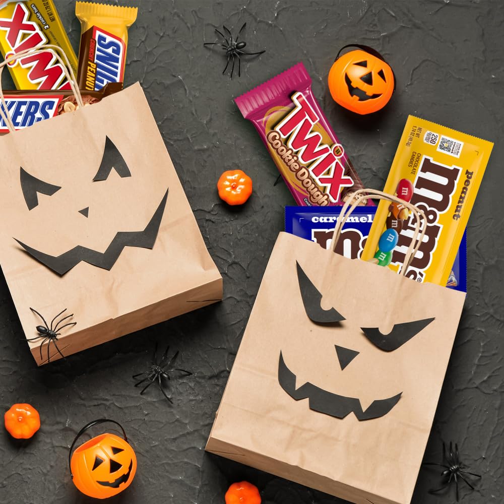 MARS M&M'S Peanut, M&M'S Caramel,SNICKERS Original,SNICKERS Peanut Butter Squared, TWIX Original and Cookie Dough Variety Pack Full Size Individually