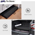 Folding Table 6ft Portable Heavy Duty Plastic Fold-in-Half 6 Foot Foldable Table Utility Dining Indoor Outdoor with Carrying Handle for Camping