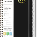 2026 Planner, Weekly and Monthly Calendar Academic Planner, Jan 2026 - Dec 2026, Planning Agenda Book for Desk Accessories and School Supplies - A5