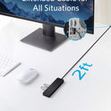 Anker USB Hub 4 Ports, Multiple USB 3.0 Hub, USB Splitter for Laptop, Extender for A Port Laptop, PC, Desktop and More [Charging Not Supported](2ft