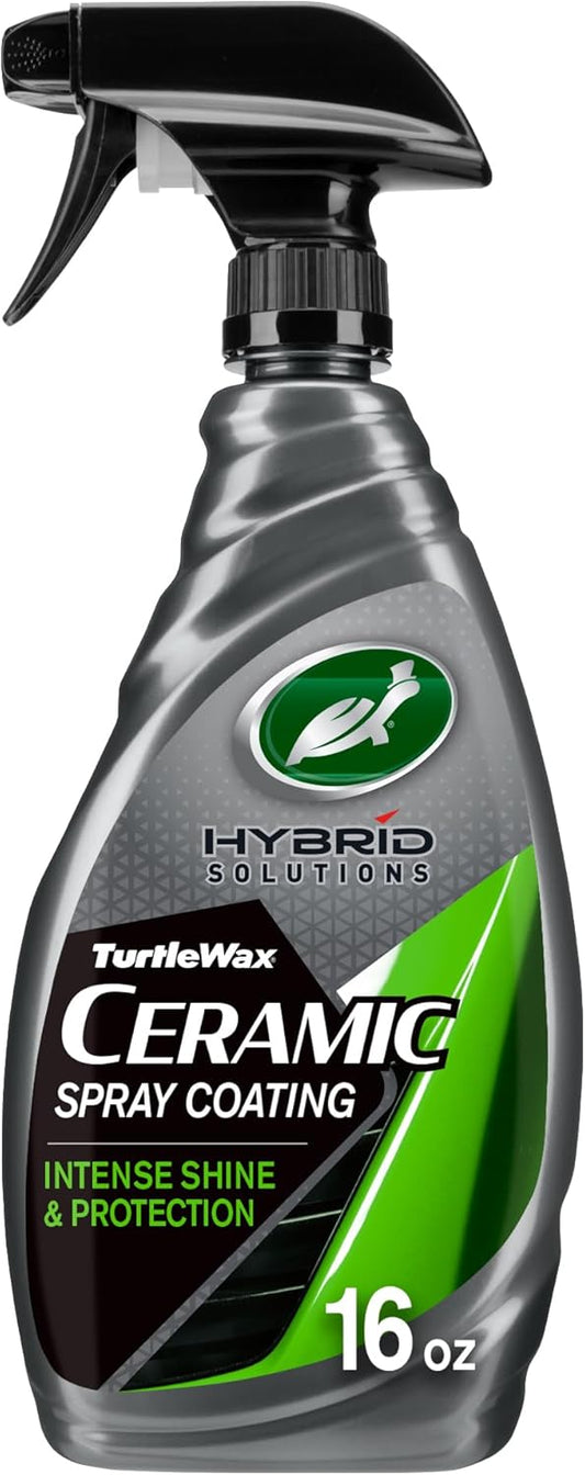 Turtle Wax Hybrid Solutions Ceramic Spray Coating, High Shine Car Wax, Offers Durable Paint Protection, Extreme Water Beading Action, Safe for Glass