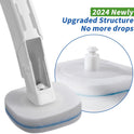 oshang Disposable Toilet Brush - Toilet Bowl Cleaner, Toilet Cleaning Supplies, Toilet Brush with Holder, 14 Refills for Deep Cleaning and Hygienic