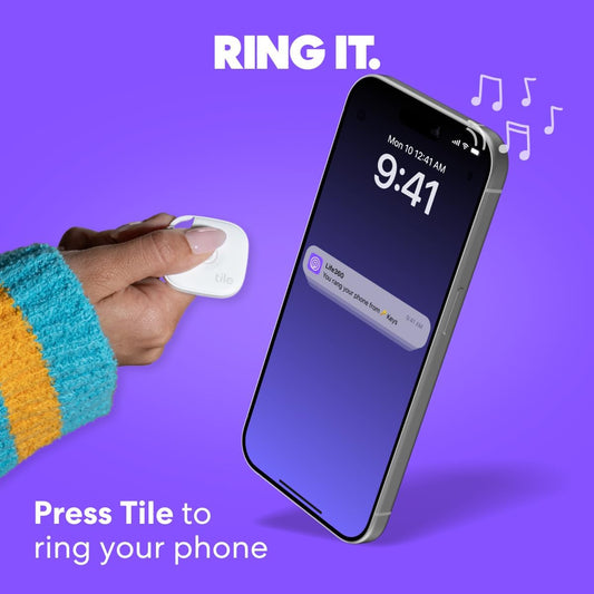 Tile by Life360 Mate Bluetooth Tracker, Keys Finder and Item Locator for Keys, Bags and More. Phone Finder. Both iOS and Android Compatible. 1-Pack
