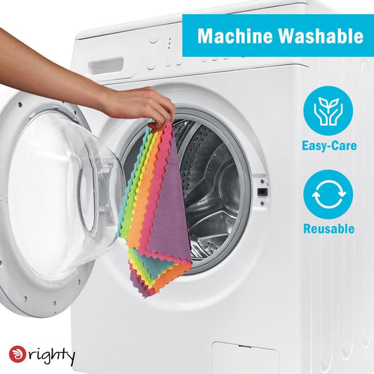 Orighty Microfiber Cleaning Cloth 24 Pack, Highly Absorbent Cleaning Supplies, Lint Free Cloths for Multiple-use, Powerful Clean Rags for House