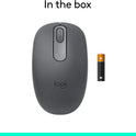 Logitech M196 Bluetooth Wireless Mouse, Compact and Portable Mouse for Laptops, Tablets and More, 12-Month Battery, Smooth Tracking, Compatible with