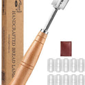 SAINT GERMAIN Premium Hand Crafted Bread Lame for Dough Scoring Knife, Lame Bread Tool for Sourdough Bread Slashing with 10 Blades Included with