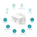 Kasa Smart Plug HS103P2, Smart Home Wi-Fi Outlet Works with Alexa, Echo, Google Home & IFTTT, No Hub Required, Remote Control,15 Amp,UL Certified