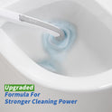 oshang Disposable Toilet Brush - Toilet Bowl Cleaner, Toilet Cleaning Supplies, Toilet Brush with Holder, 14 Refills for Deep Cleaning and Hygienic