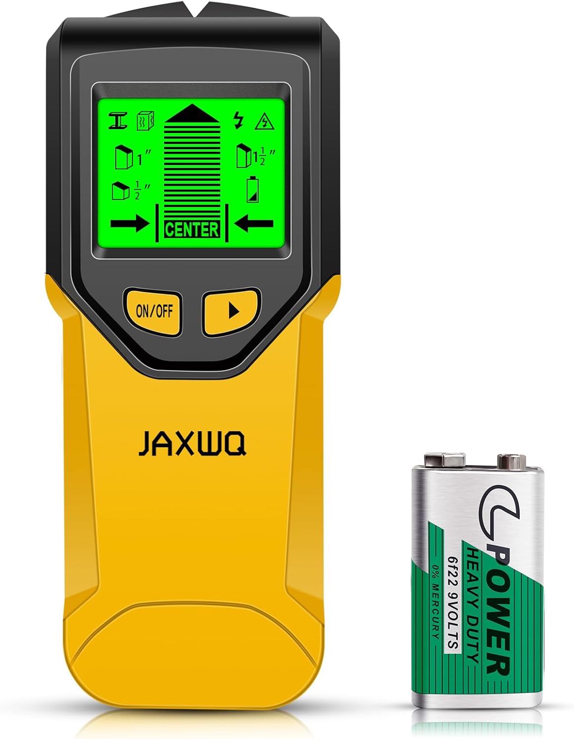 Stud Finder Wall Scanner - 5 in 1 Stud Finder Tool w/Microprocessor Chip and HD LCD Display, Stud Detector Beam Finders for the Center and Edge of