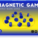 Magnetic Chess Game with Full-Size Stones, Magnet Game with String, for Family & Party & Travel & Camping, Puzzle Strategy Games, 2 Player Games for