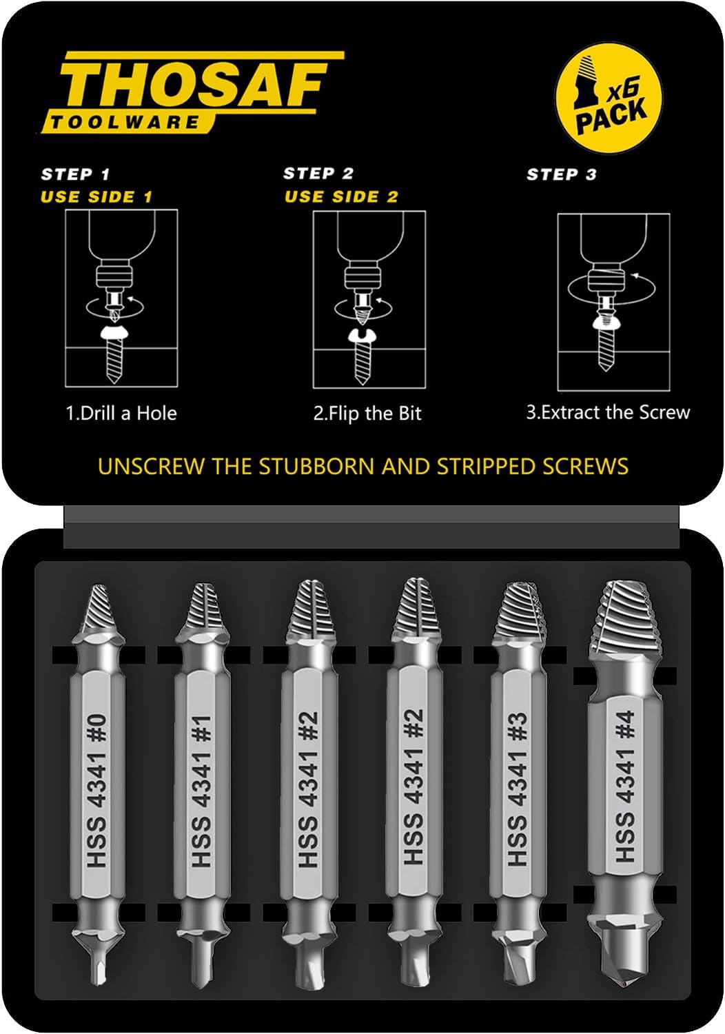 Gifts for Men,Damaged Screw Extractor Set-Christmas Stocking Stuffers for Men Adults Him,Mens Gifts for Dad,Husband,Stripped Screws Nuts & Bolts