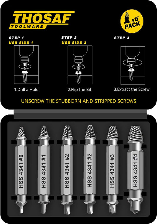 Gifts for Men,Damaged Screw Extractor Set-Christmas Stocking Stuffers for Men Adults Him,Mens Gifts for Dad,Husband,Stripped Screws Nuts & Bolts