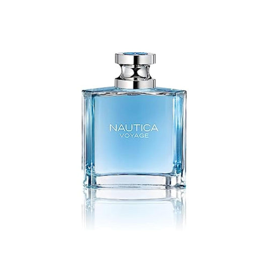 Nautica Voyage Eau de Toilette 3.3 fl oz (Pack of 1), Notes of Apple, Cedarwood, Mimosa, Men's Fragrance, Long Lasting, Everyday Fragrance, Travel