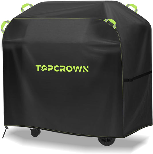 Grill Cover for Outdoor Grill, Universal Fit 45"-75" BBQ Gas Grill Waterproof Anti-UV Oxford Fabric Windproof Design with Adjustable Straps, Fits