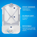 2 Flying Insect Traps & 2 Cartridges - Compatible with M364A Refill - Plug in Fruit Fly Trap for Indoor - Bug Catcher for Gnats, House & Fruit Flies
