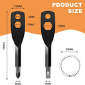 Stocking Stuffers for Men Adults - Gifts 4-in-1 Keychain Screwdriver Set for Teens Dad, Multi-functional Cool Gadgets Tools with Phillips and Slotted