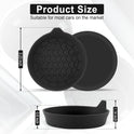 SINGARO Car Cup Holder Coaster, Silicone Cup Holder Insert, Universal Non-Slip Cup Holders, Car Accessories Interior for Women and Man Interior Sets