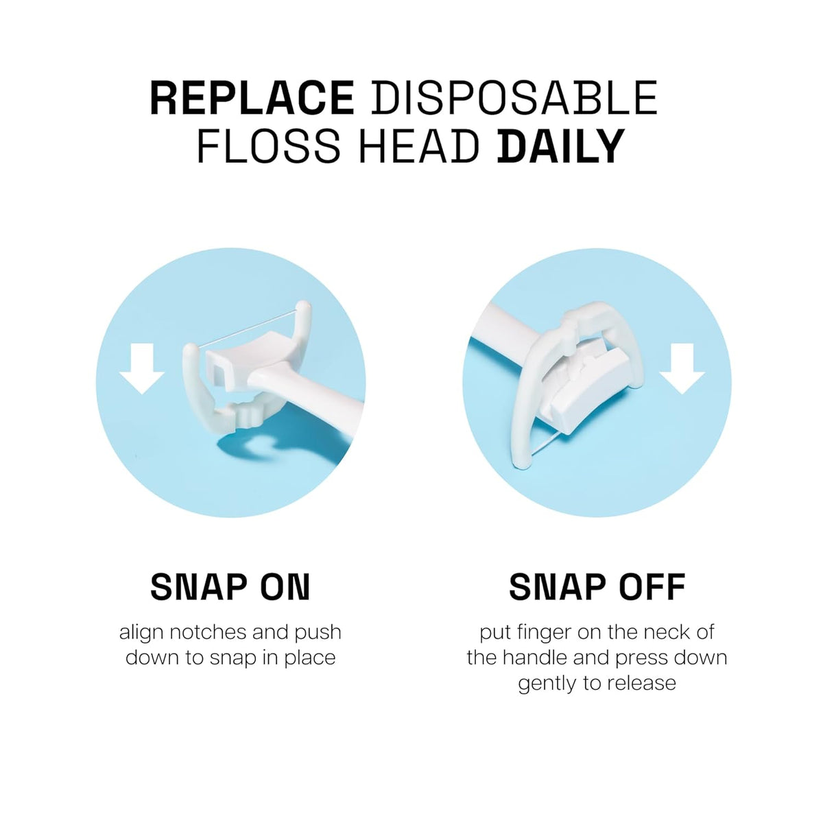 REACH Ultraclean Access Flosser Refill Heads, Mint, Plaque Remover for Teeth, Shred Resistant, for Hard to Reach Areas, Oral Care, PFAS Free