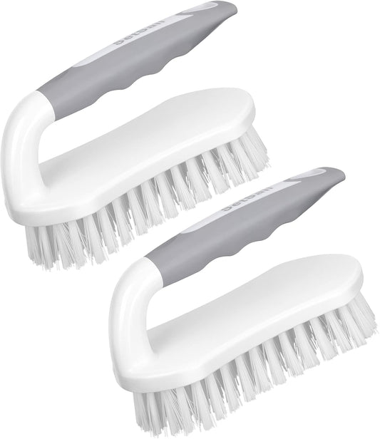 SetSail Scrub Brush, Heavy-Duty Scrub Brushes for Cleaning with Stiff Bristles Cleaning Brush for Shower, Bathroom, Carpet, Kitchen and Bathtub