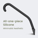 dancemoon JustHang Shower Squeegee for Glass Doors, All-One-Piece Silicone with Built-in Hook Design for Easy Hanging, Household Window Mirror