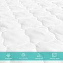 Crib Mattress Protector Sheets Fitted Waterproof Crib Mattress Pad Cover, Noiseless & Machine Wash 100% Absorbent Crib/Toddler Mattress Protector