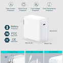 Charger for MacBook Air MacBook Pro 13 14 15 16 inch 2025 2024 2023 2022 2021 2020, M1 M2 M3 M4 Laptop 70W USB C Power Adapter, iPad, LED, 6.6FT