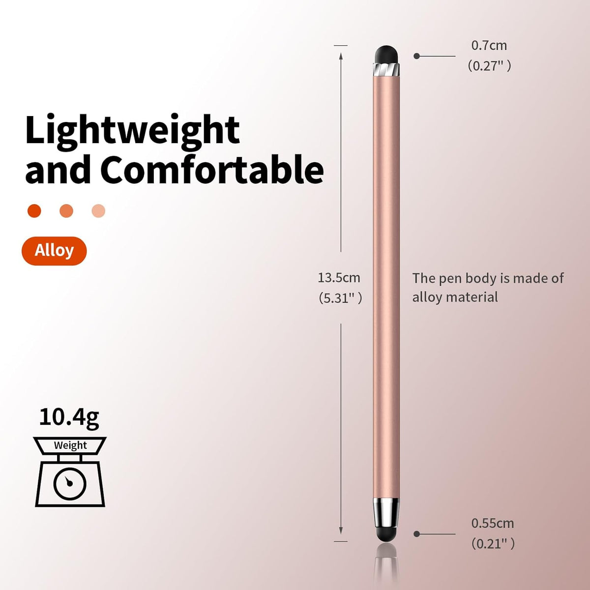 10 PCS Stylus,Stylus Pen for Touchscreen,Stylus 2-in-1 High Sensitivity & Precision Suitable for Touch Screens of iPhone/ipad/Android Tablets(10