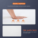 FDW | 8 Inch Twin Mattress | Medium Firm | Gel Memory Foam Mattress | White | Bed in a Box, CertiPUR-US Certified | Pressure Relief, Cooling