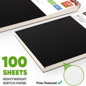 Soucolor Sketch Book, Spiral Bound Acid-Free Sketchbook with 68lb/100gsm for Paper Painting, Drawing, Writing, Artist Sketching Pad for Kids, Adults