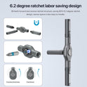 24 in 1 Magnetic Screwdriver Set, DIY Ratchet Mini Removable Self-Assembly Precision Screwdriver Tool Kit, Magnetic DIY Precision Tool Kit with