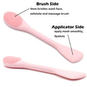 Facial Cleansing Brush, 2 in 1 Silicone Face Mask Brush & Face Scrubber, For Exfoliating, Massaging, Remove Blackheads, Makeup Skincare Removal