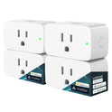 Linkind Matter Smart Plug, Work with Apple Home, Siri, Alexa, Google, SmartThings, Smart Home Smart Outlet Timer 15A/1800W, APP Remote Control